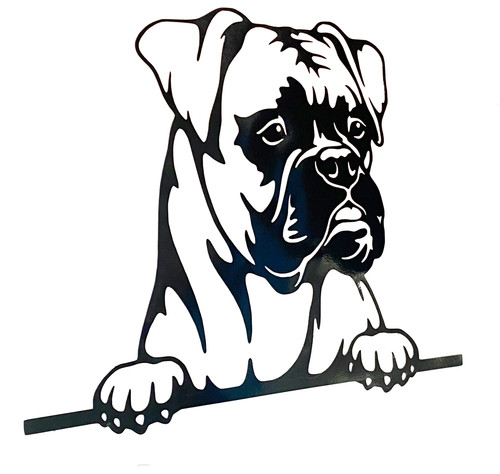 Adesivo boxer cane - boxer,