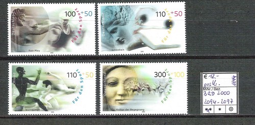 Brd 2000 sporthilfe - 2000, sport