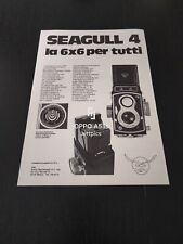 1976 SEAGULL 4 6x6 REFLEX CINESE FOTOCAMERA PHOTO VINTAGE PUBBLICITA AD
