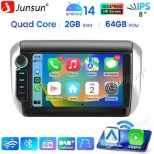 Autoradio 8" Android 14 2+64G Carplay per Peugeot 208/2008 GPS Navi RDS SWC DAB+