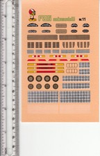 Porsche 1:43 decalcomanie