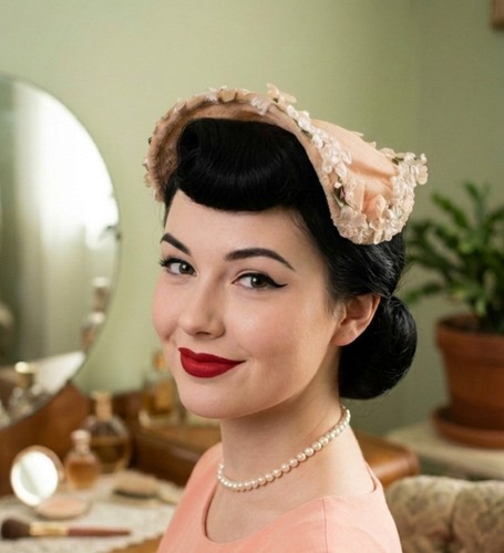 Cappello vintage anni 50 - vintage,