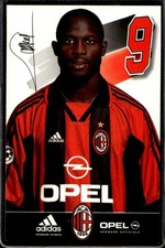 cartolina postcard Calcio Milan - 1998/99 - Weah