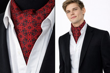 Cravatta uomo broccato Ascot