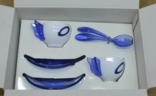 GUZZINI SET PEACE : TAZZINE DA CAFFÈ CON PIATTINI E CUCCHIANI   [BR10]