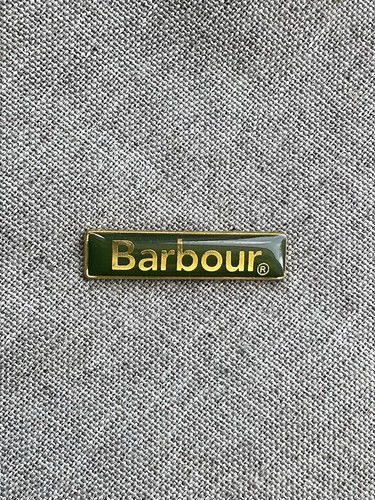 Barbour logo vintage pin badge - pin,