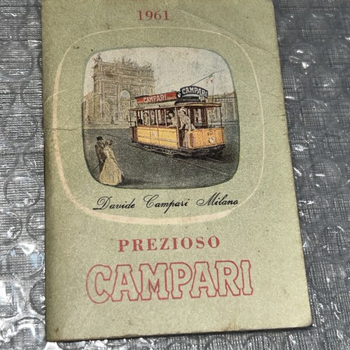 Pubblicità campari agendina - pubblicitÀ, campari: