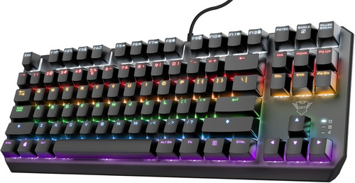 Teclado mecanico trust gaming - teclado,