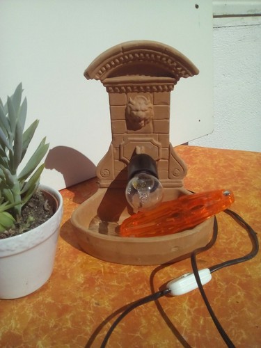 Lampada fontana terracotta - lampada,