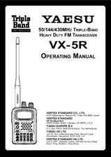 Yaesu VX-5R Instruction Manual