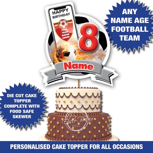 Topper torta calcio - topper,