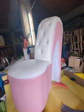 Poltrona Tacco Ecopelle Bianco