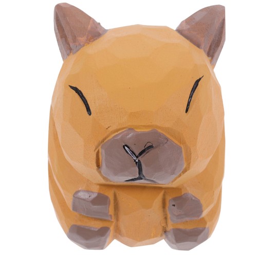 Statua animale legno - in,