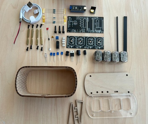Kit completo orologio nixie - kit,