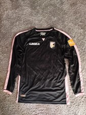LEGEA Maglia Palermo Calcio 2011-2012 con toppe e sponsor originali. Nuova.
