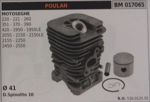 530012550 cilindro pistone - e,