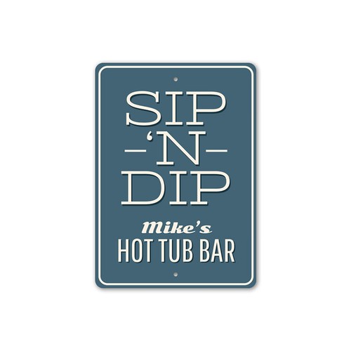 Insegna sip dip - dip,,