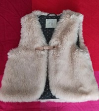 Gilet In pelliccia sintetica per bambine 3/4 anni