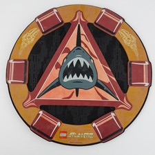 Lego Atlantis Scudo Giocattolo Schiuma Squalo Guerriero Morbido Bambino Armatura Gioco di Ruolo Bambini 2010