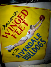 RIVERDALE SERIE TV PROP POSTER RIVERDALE BULLDOGS PIEDI ALATI