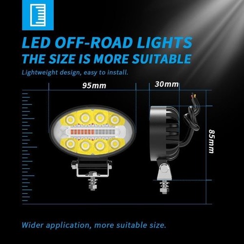 Mini faretto 12w led rosso - 12w,