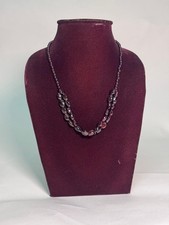 Collana perline granato - di,