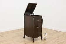 Victrola Giradischi Antico Fonografo Rovere VV-XI Records #55317