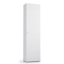 MOBILE COLONNA ARMADIO MULTIUSO DISPENSA 1 ANTA L50xP30xH182 CM MILLEUSI BIANCO