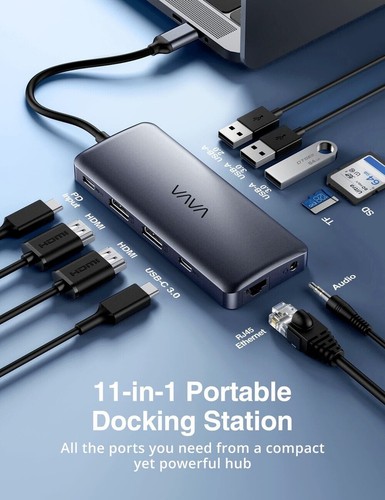 Vava hub usb - usb-c,, 11