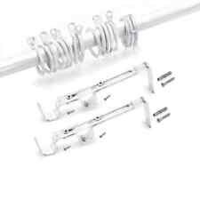 Set supporto in metallo per doppio bastone L'Atelier17 bianco/argento