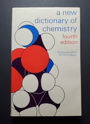 Vintage chemistry dictionary - chemistry,