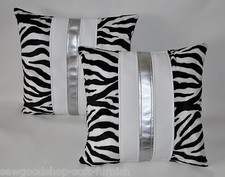 Copricuscini zebra bianco e - zebra,