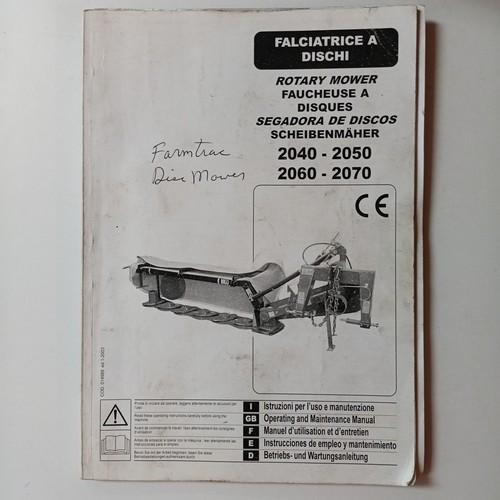 Falciatrice scarica rotativa - a,