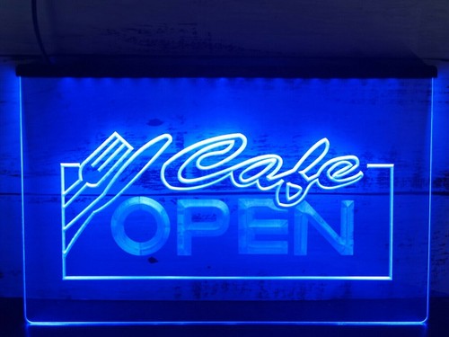 Open cafe bar pub - pub, led