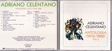 Adriano Celentano – Antologia Vol. 3 (1976-1982) CD Clan Celentano