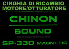★CINGHIA DI RICAMBIO MOTORE 1 x PROIETTORE SUPER 8 mm CHINON SP 330, 300, 350★