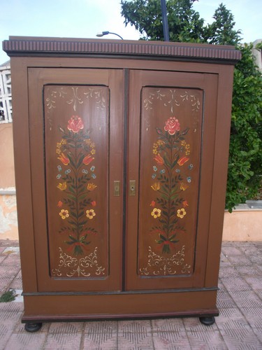Armadio tirolese dipinto - tirolese,