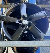CERCHI IN LEGA 17" PEUGEOT 308 NERI OPACHI - NUOVI - FONDMETAL