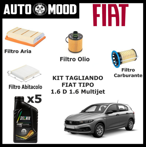 Kit tagliando fiat tipo - kit, 1.6