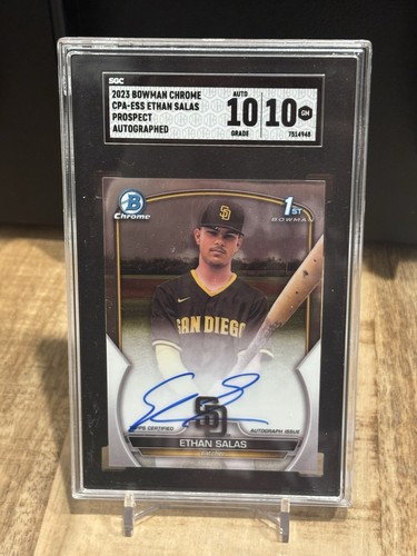 2023 bowman chrome ethan salas - chrome,