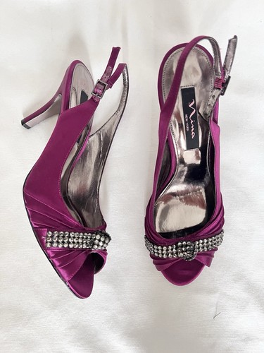 Nina magenta rhinestones - nina,