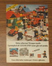 Rara Pubblicità LEGO Legoland