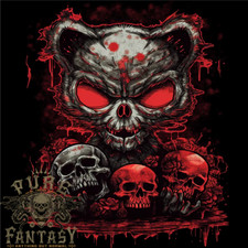 Un Evil Gatto Con Teschio