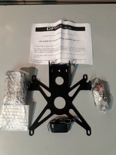 Kit targa pretto - de,
