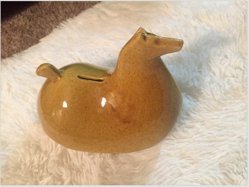 Banco monete cavallo - , ceramica
