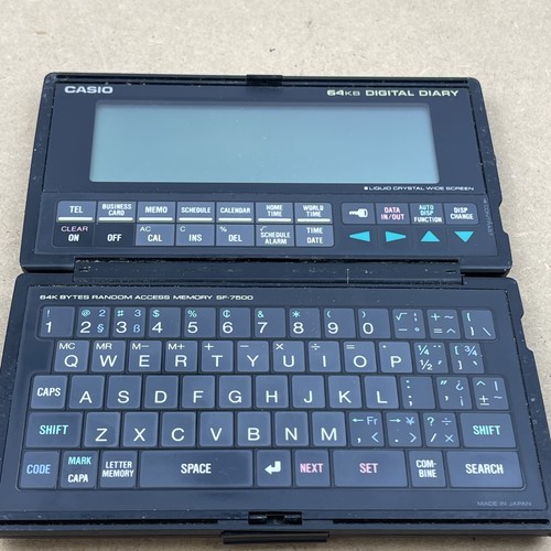 Casio 7500 diario - casio,