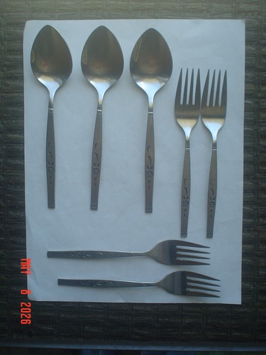 Set pezzi posate vintage - pezzi,