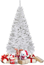 Albero Di Natale 150/180/210/240 Cm, Albero Di Natale Bianco Con 350/650/950/113