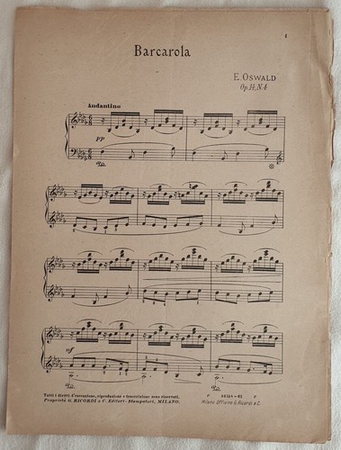 Oswald barcarola 14 n - 14,