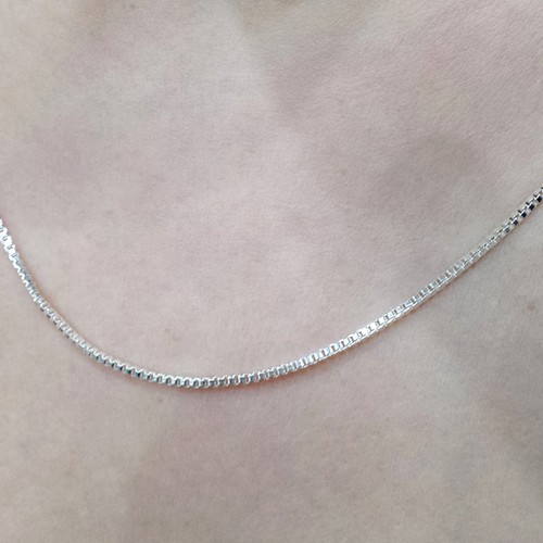 Catena argento collana - in,